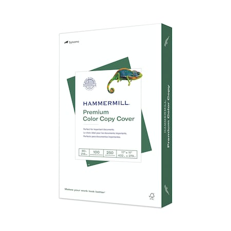 Hammermill Paper, Cover, 11"x17", White, PK250 12003-7